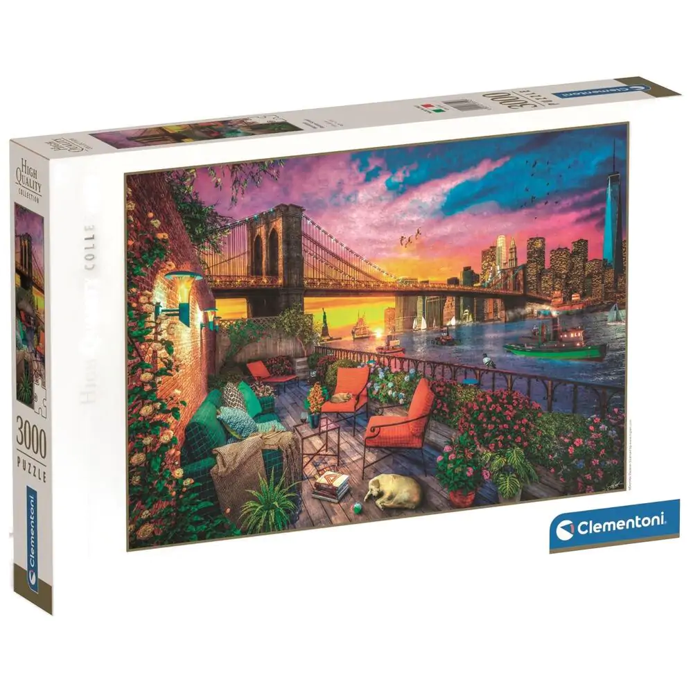 Puzzle de înaltă calitate Manhattan Balcony Sunset 3000 piese poza produsului