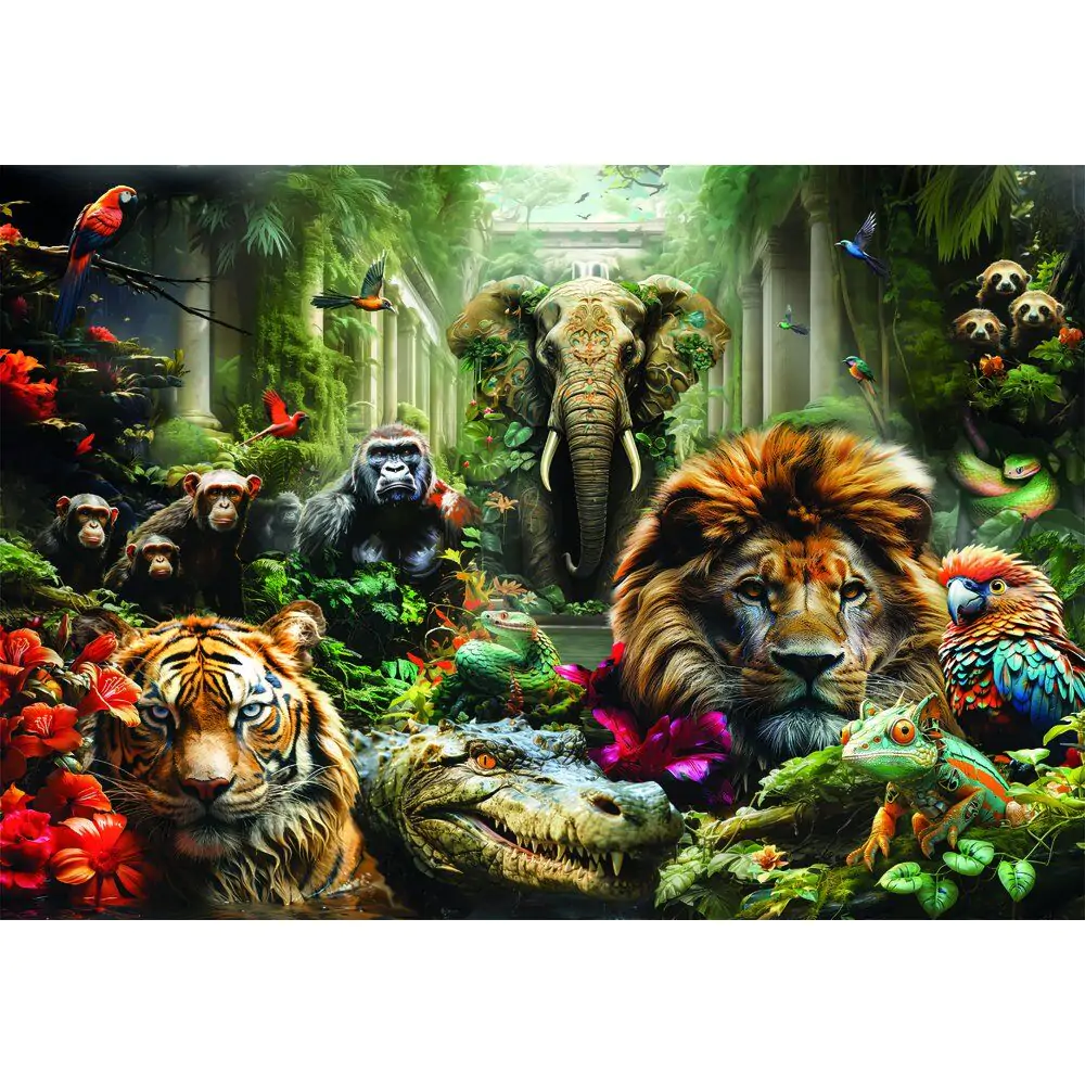 Puzzle de înaltă calitate Mystic Jungle 1000 piese poza produsului