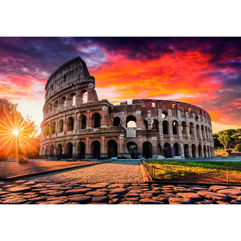 Puzzle de înaltă calitate Roman Sunset 1000 piese poza produsului