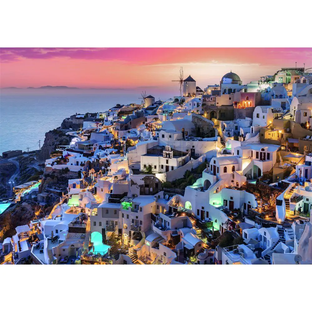 Puzzle de înaltă calitate Shades of Santorini 1000 piese poza produsului