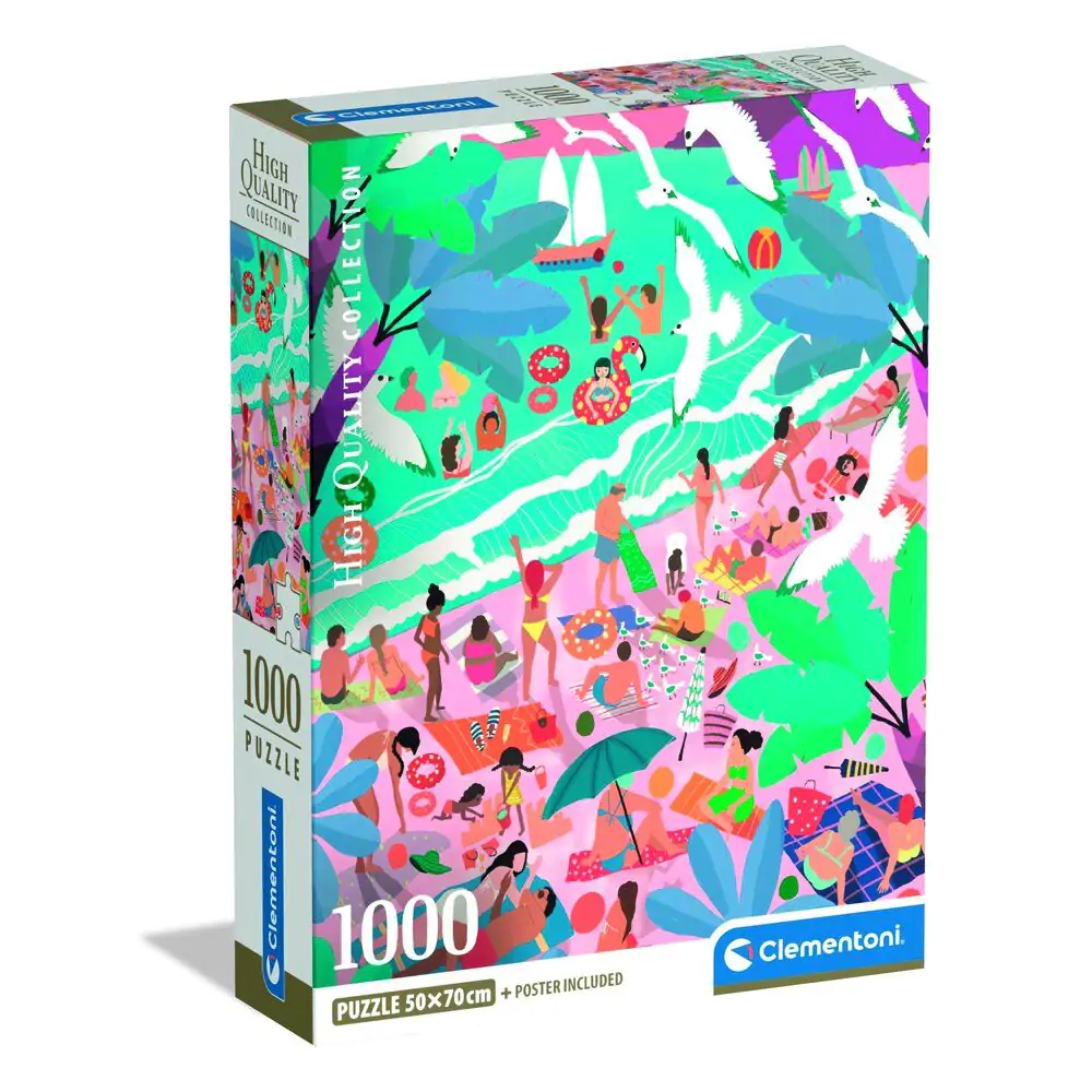 Puzzle High Quality Sunday at the Beach 1000 piese poza produsului