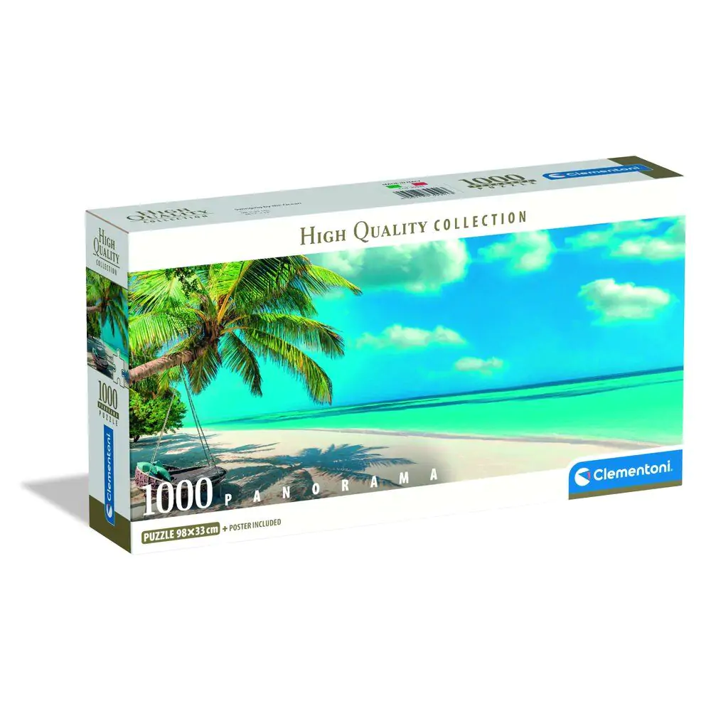 Puzzle panoramic de înaltă calitate Leagăn lângă ocean 1000 piese poza produsului