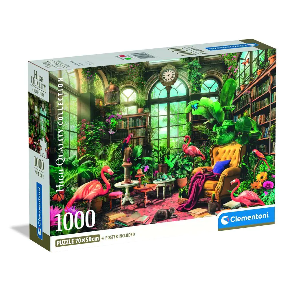 High Quality The Greenhouse Library puzzle 1000 piese poza produsului