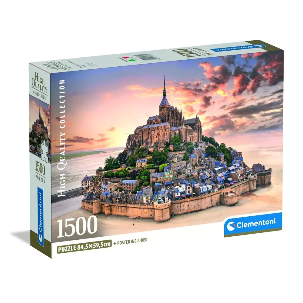 Puzzle de înaltă calitate The Mont Saint-Michel Rising 1500 piese poza produsului