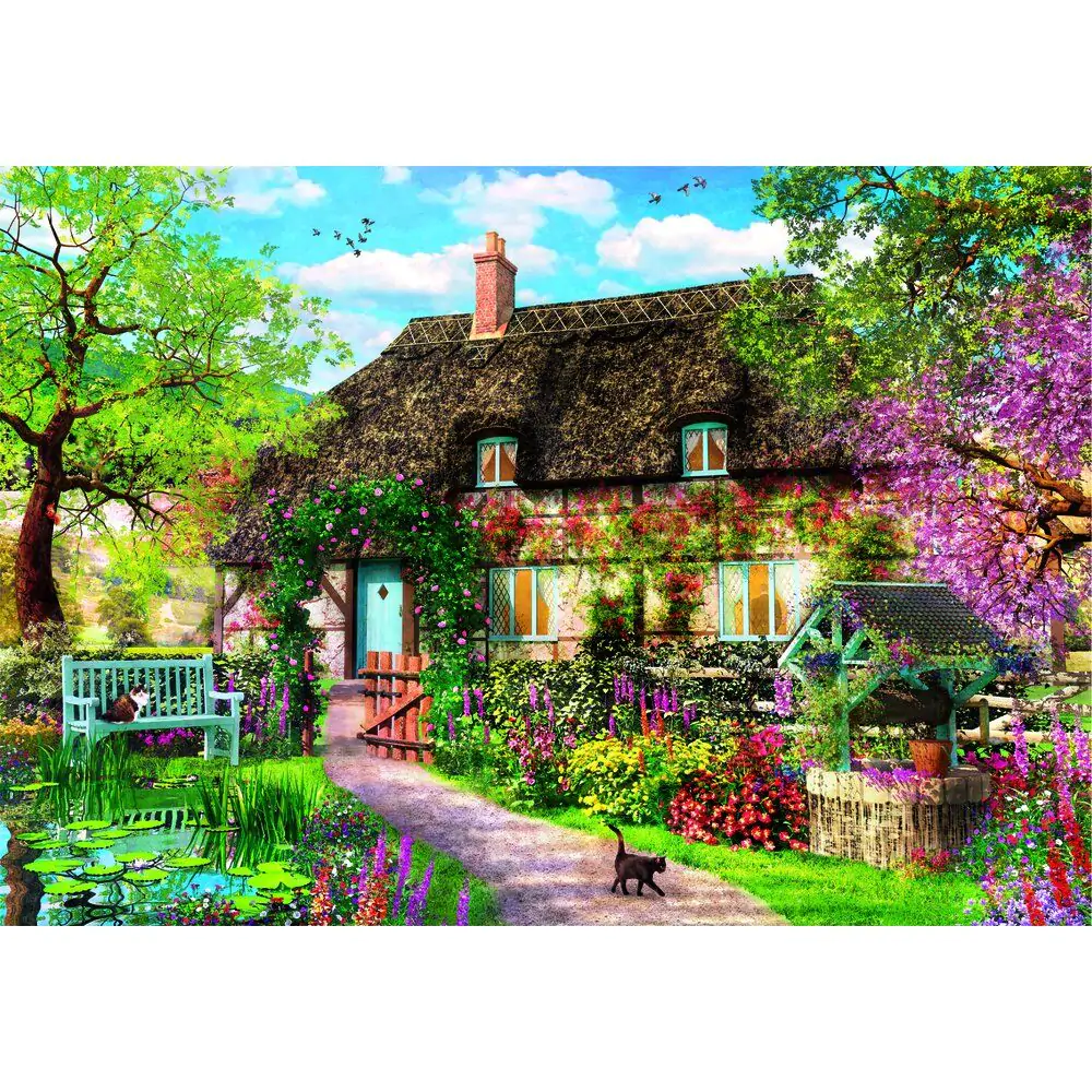 Puzzle Calitate Înaltă The Old Cottage 1000 buc poza produsului