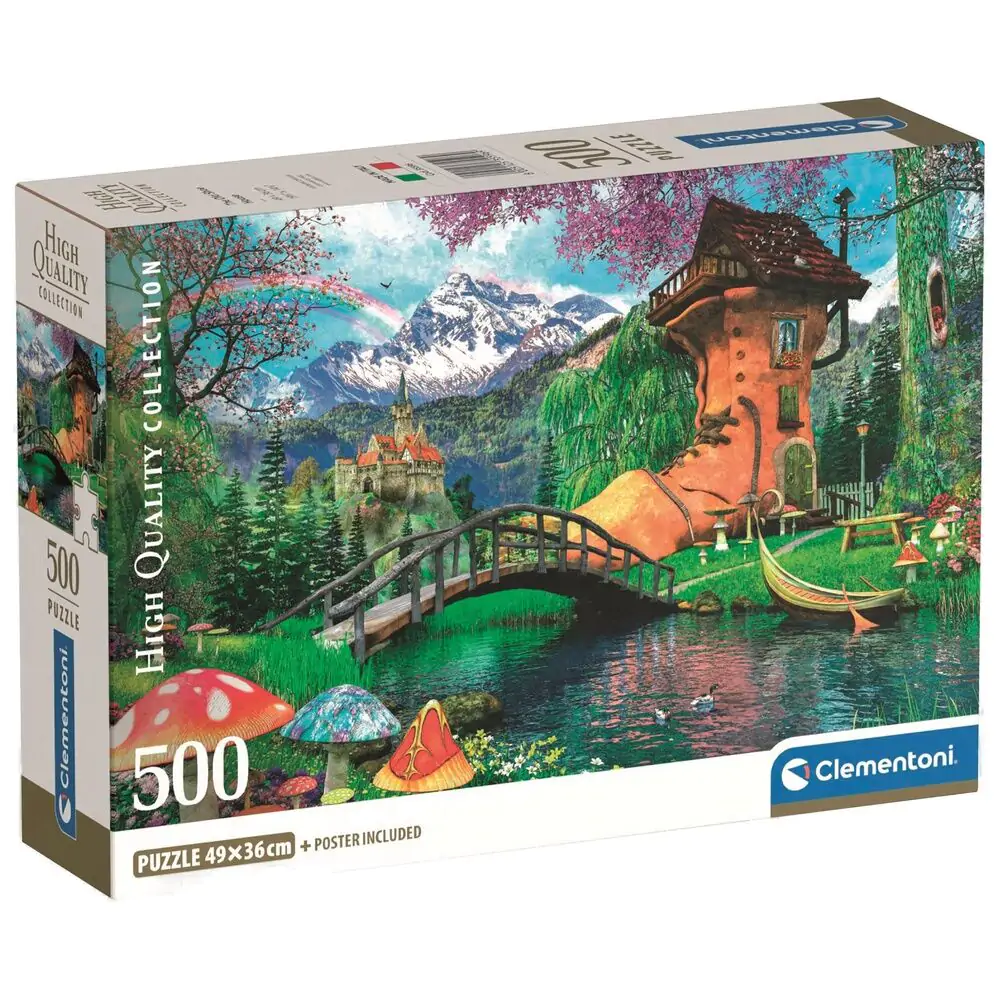 Puzzle de calitate înaltă Casa Veche de Pantofi 500 piese poza produsului