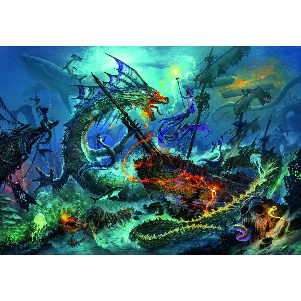 High Quality The Underwater Battle puzzle 3000 piese poza produsului