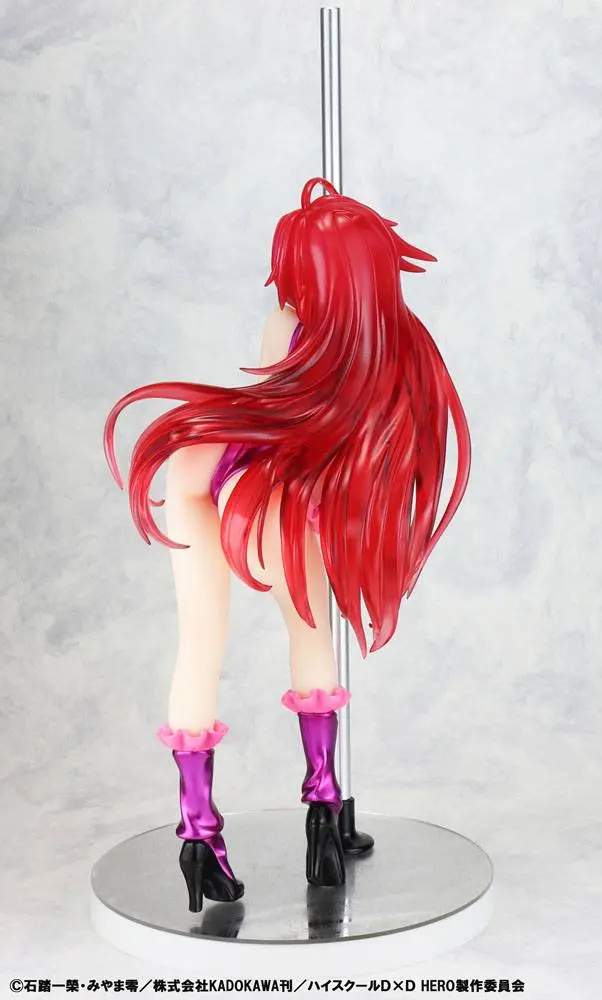 Statuie High School DxD 1/7 Rias Gremory Pole Dance Ver. Culoare Mov 20 cm poza produsului