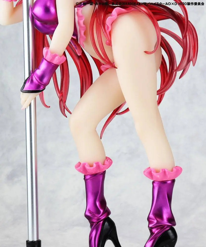 Statuie High School DxD 1/7 Rias Gremory Pole Dance Ver. Culoare Mov 20 cm poza produsului