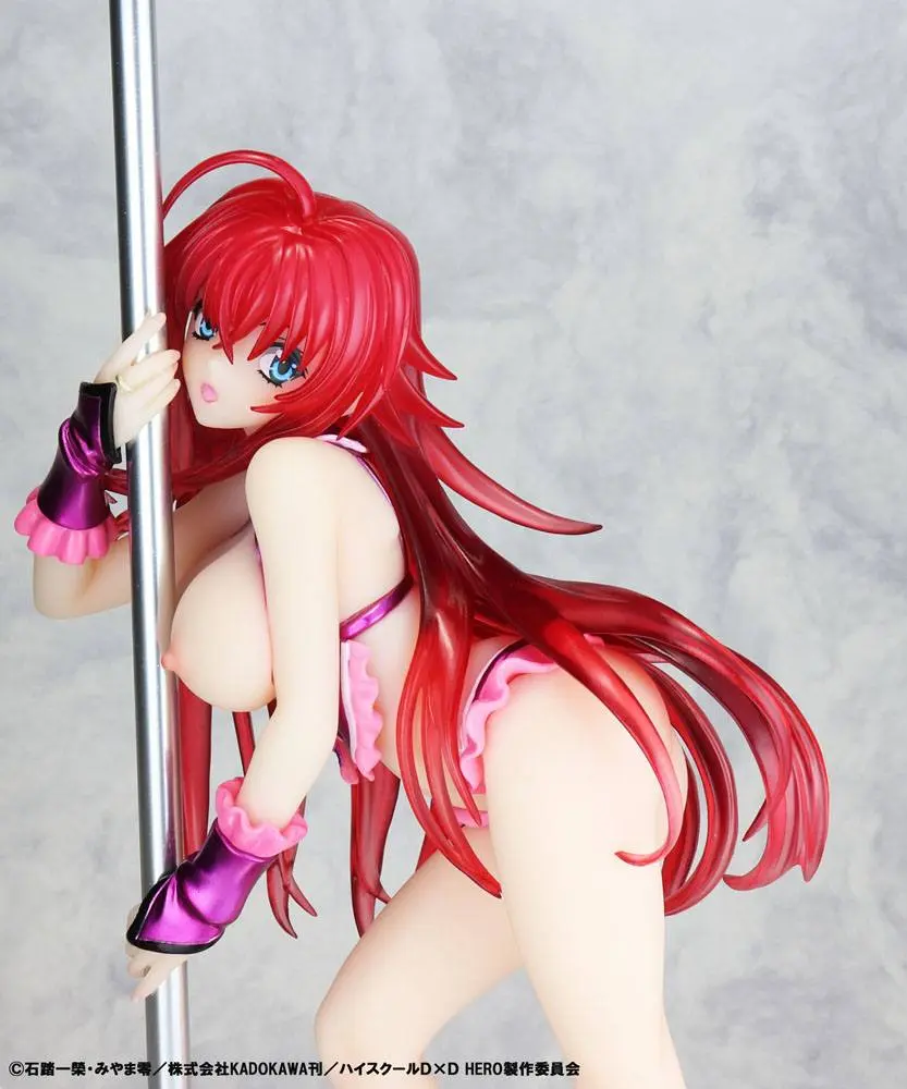 Statuie High School DxD 1/7 Rias Gremory Pole Dance Ver. Culoare Mov 20 cm poza produsului