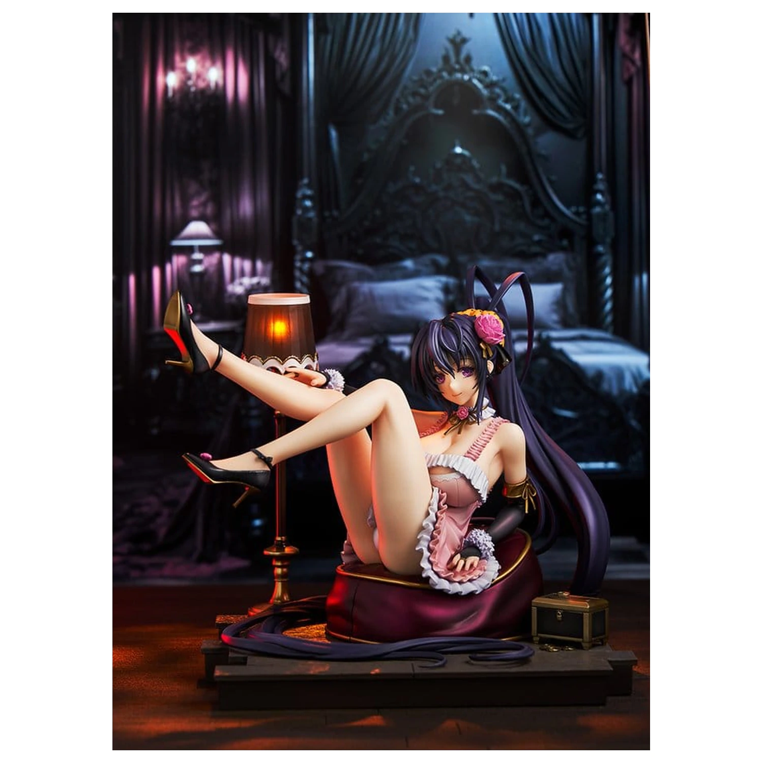High School DxD Figurina din PVC 1/6.5 Akeno Himejima Light Novel 15th Anniversary ver. (Renewal Package Edition) 17 cm poza produsului