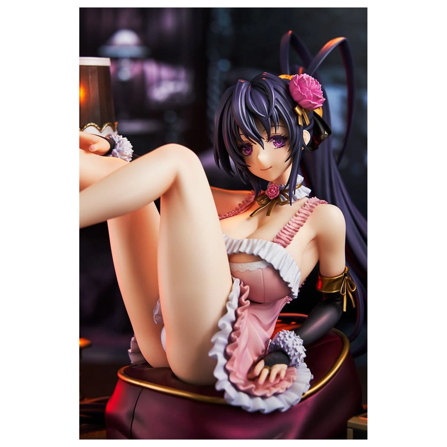 High School DxD Figurina din PVC 1/6.5 Akeno Himejima Light Novel 15th Anniversary ver. (Renewal Package Edition) 17 cm poza produsului