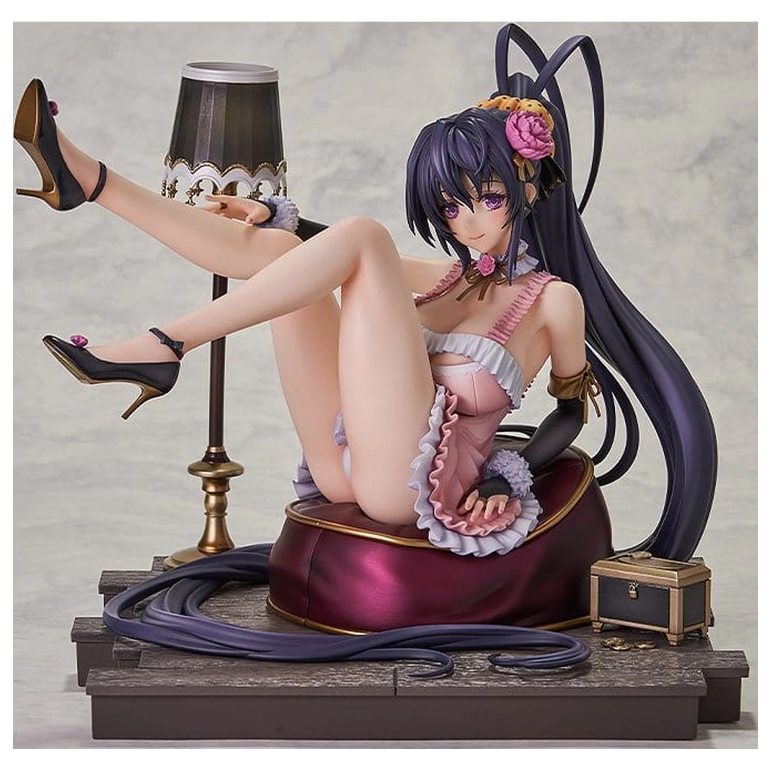 High School DxD Figurina din PVC 1/6.5 Akeno Himejima Light Novel 15th Anniversary ver. (Renewal Package Edition) 17 cm poza produsului