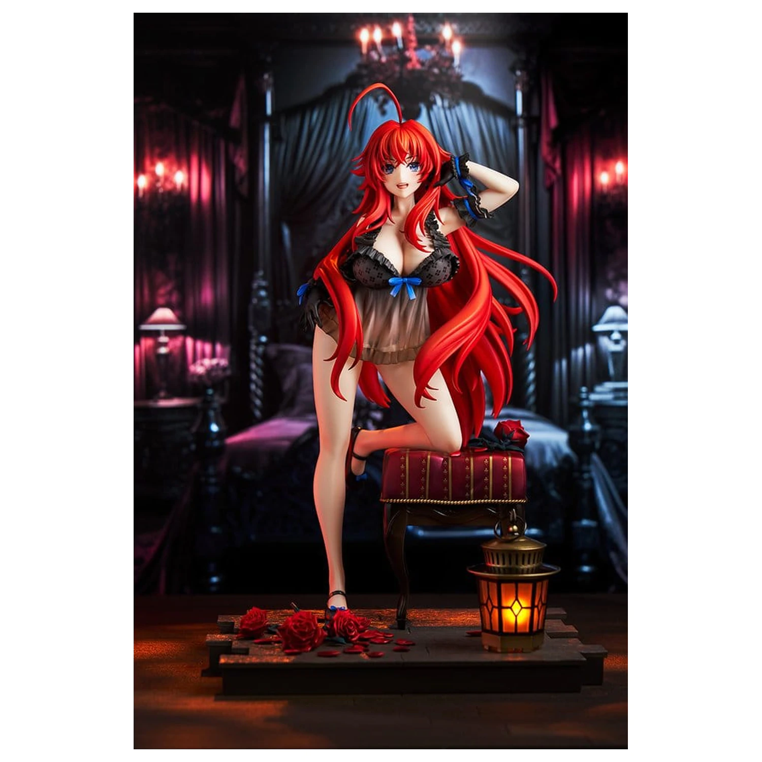 High School DxD PVC Figurina 1/6.5 Rias Gremory: Light Novel 15th Anniversary ver. (Renewal Package Edition) 29 cm poza produsului