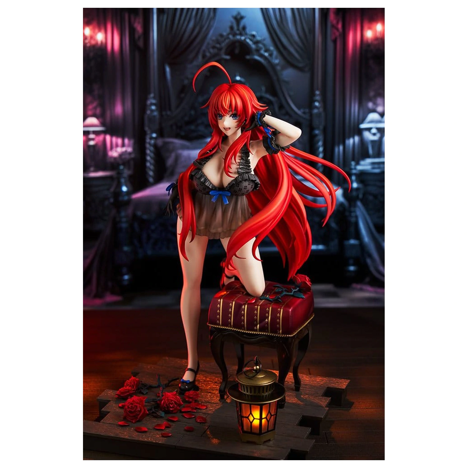 High School DxD PVC Figurina 1/6.5 Rias Gremory: Light Novel 15th Anniversary ver. (Renewal Package Edition) 29 cm poza produsului