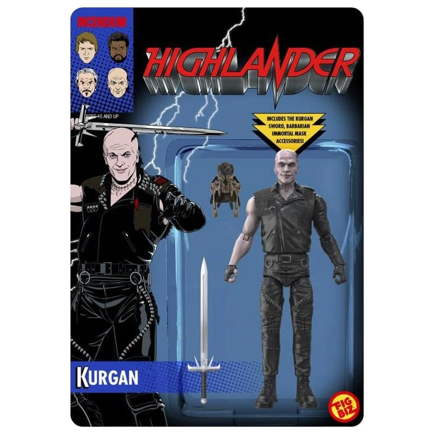 Highlander FigBiz Figurina de actiune The Kurgan 13 cm poza produsului