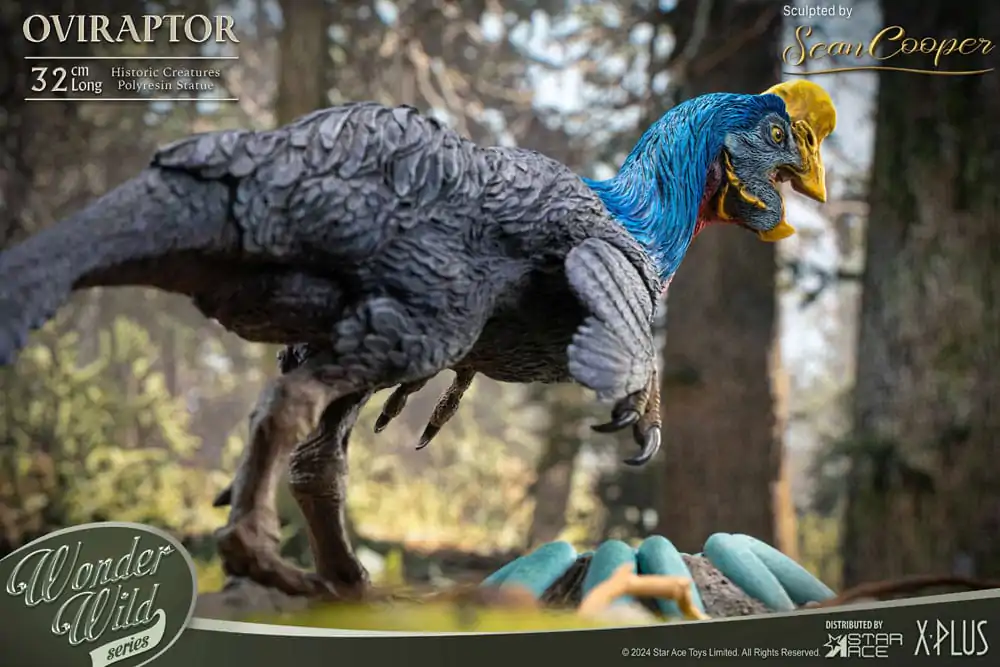 Historic Creatures The Wonder Wild Series Statuie Oviraptor (re-run) 32 cm poza produsului