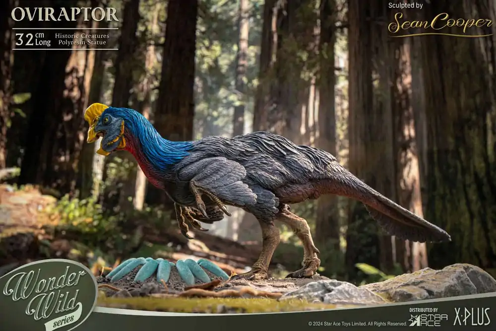 Historic Creatures The Wonder Wild Series Statuie Oviraptor (re-run) 32 cm poza produsului