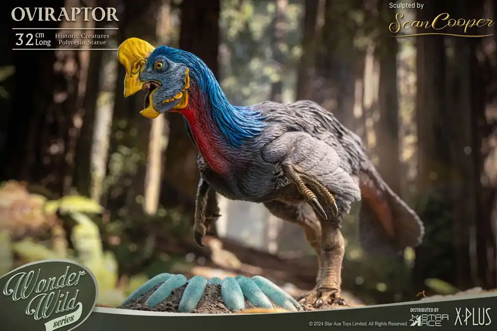 Historic Creatures The Wonder Wild Series Statuie Oviraptor (re-run) 32 cm poza produsului