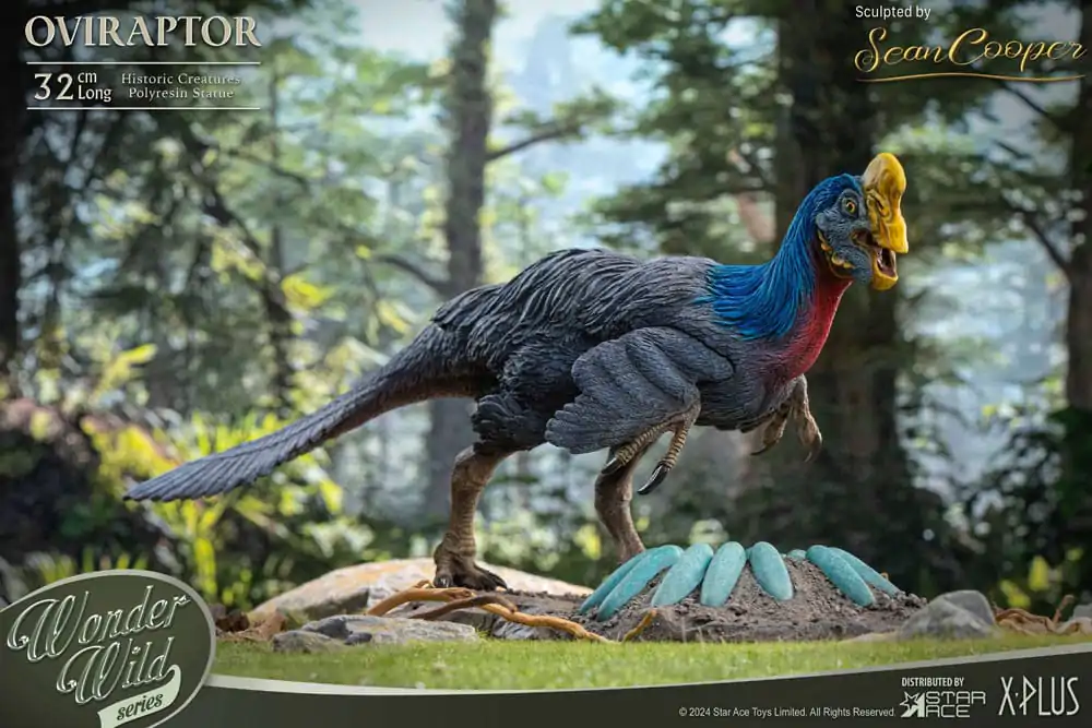 Historic Creatures The Wonder Wild Series Statuie Oviraptor (re-run) 32 cm poza produsului