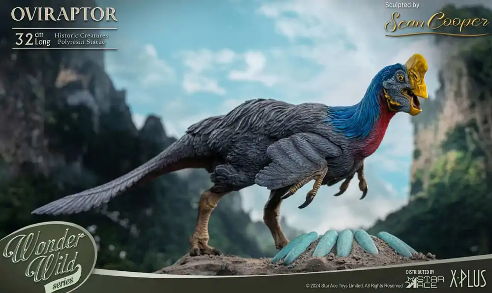 Historic Creatures The Wonder Wild Series Statuie Oviraptor (re-run) 32 cm poza produsului