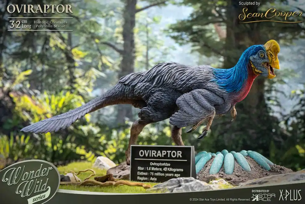 Historic Creatures The Wonder Wild Series Statuie Oviraptor (re-run) 32 cm poza produsului