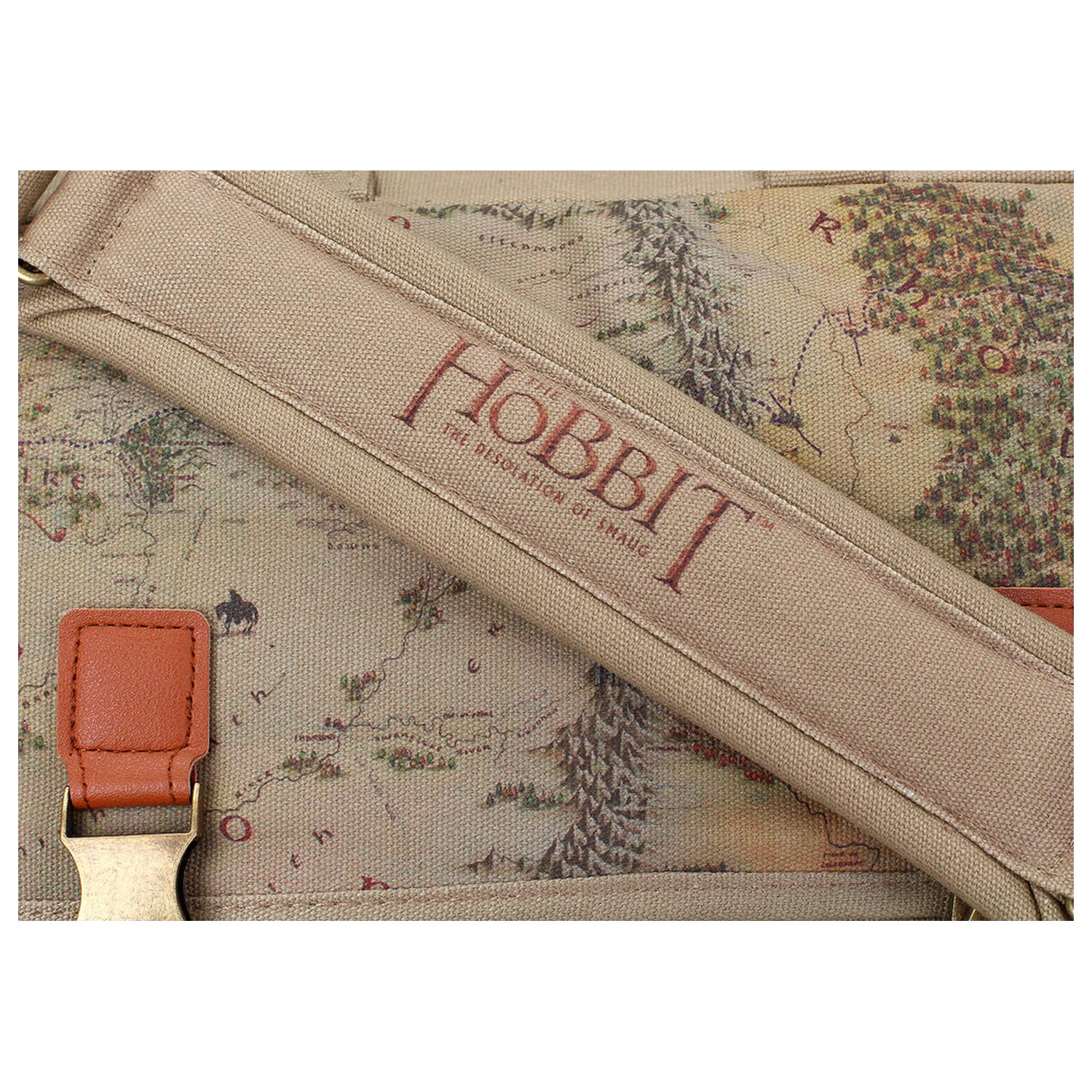 Hobbit Map geanta de umar din material textil poza produsului