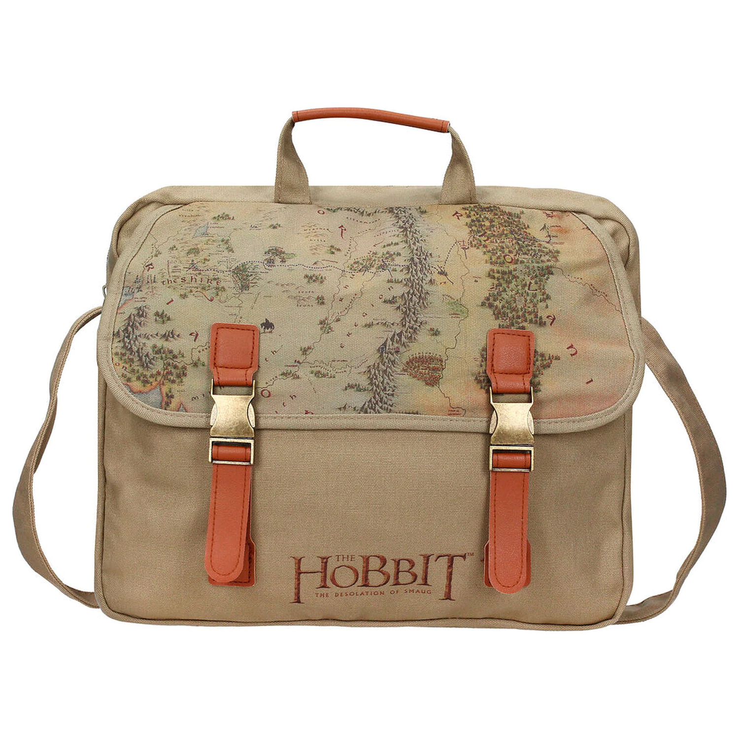 Hobbit Map geanta de umar din material textil poza produsului