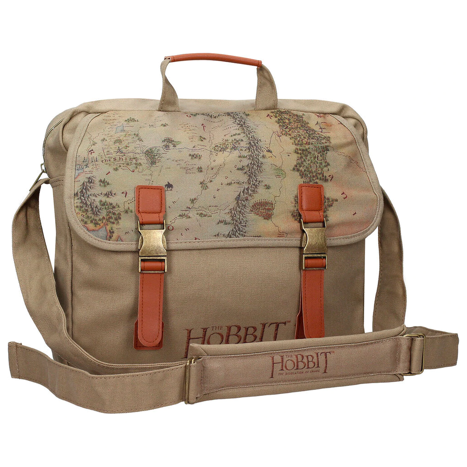 Hobbit Map geanta de umar din material textil poza produsului
