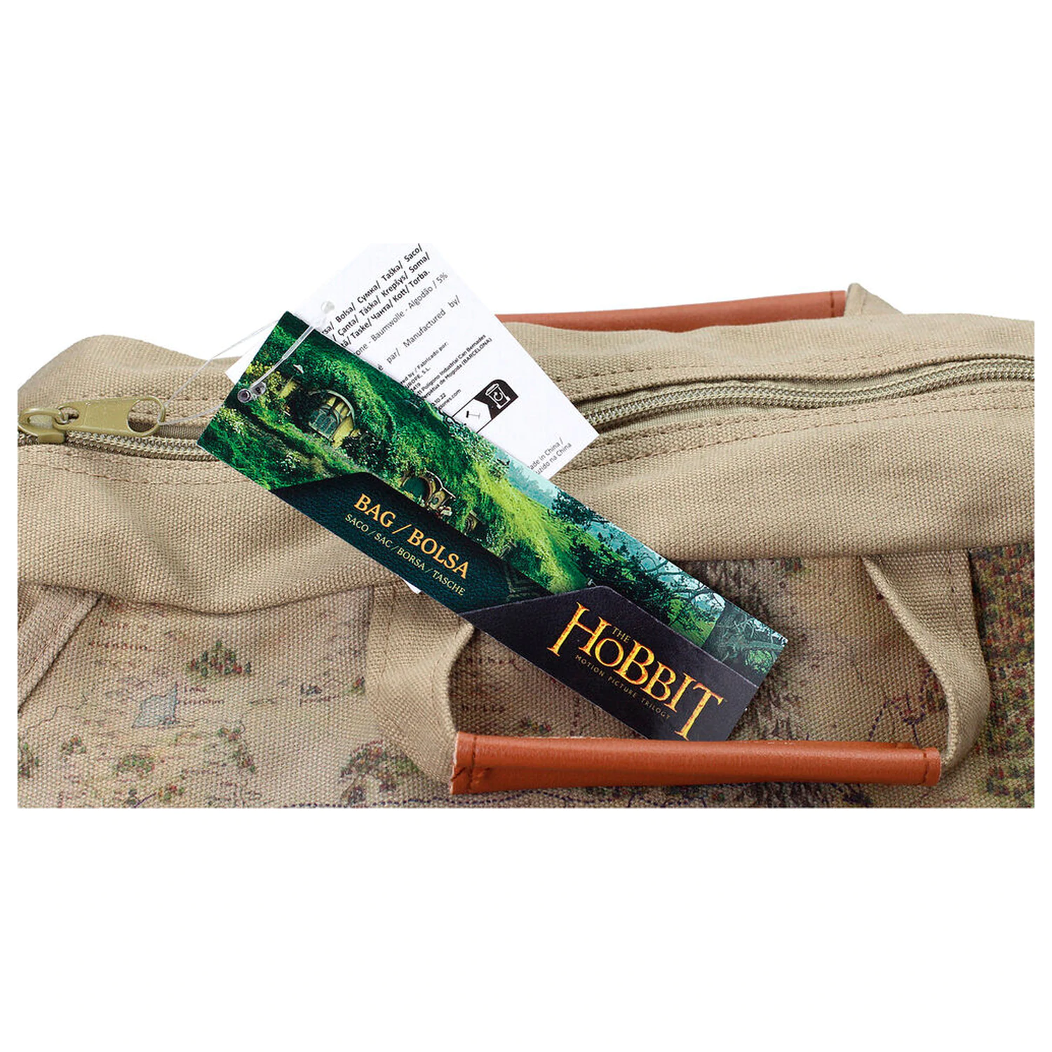 Hobbit Map geanta de umar din material textil poza produsului
