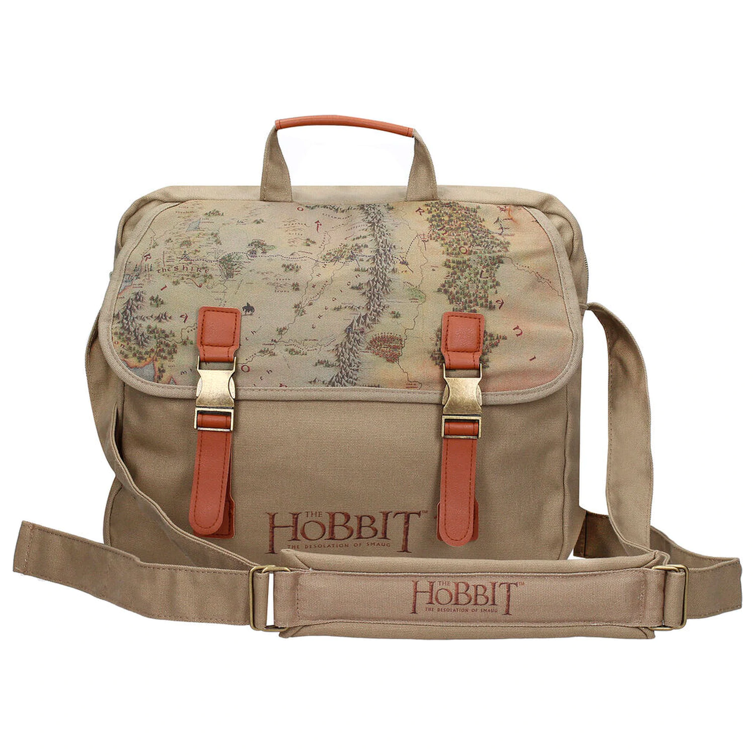 Hobbit Map geanta de umar din material textil poza produsului