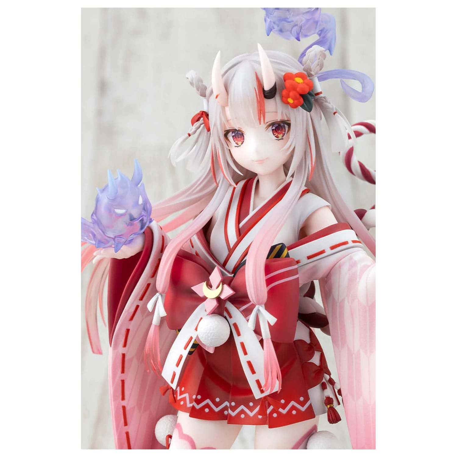 Hololive Production Statuie din PVC 1/7 Nakiri Ayame Shrine Maiden Fortune Outfit Ver. 26 cm poza produsului