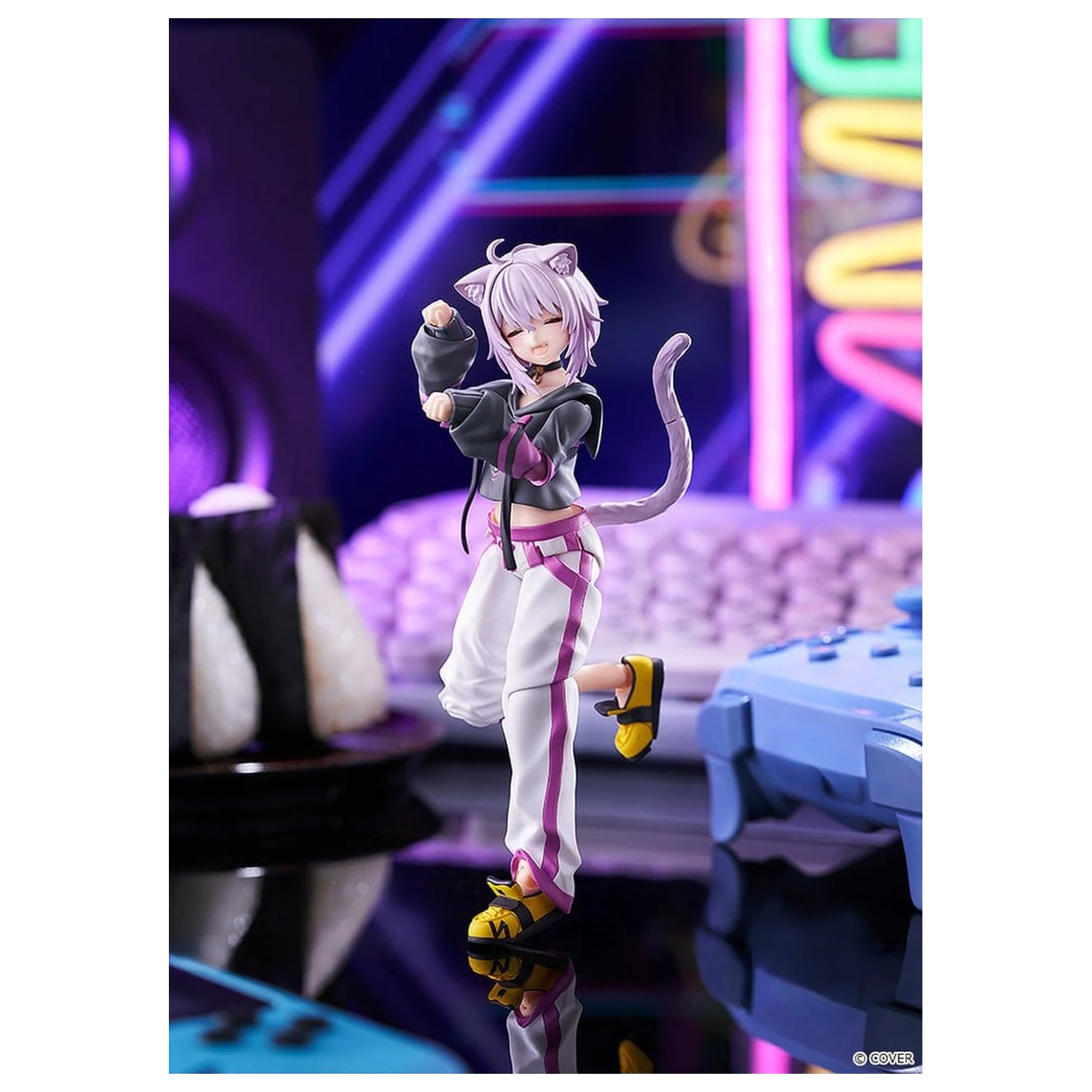 Hololive Production figma figurina de actiune Nekomata Okayu 14 cm poza produsului