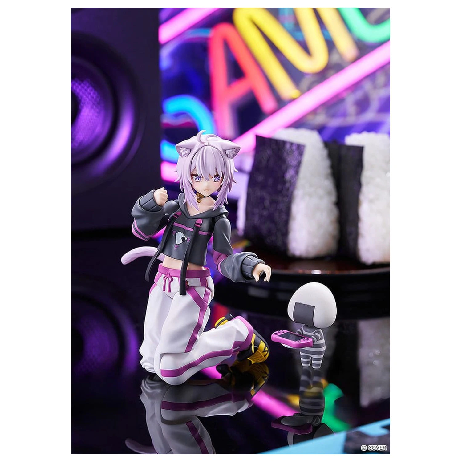 Hololive Production figma figurina de actiune Nekomata Okayu 14 cm poza produsului