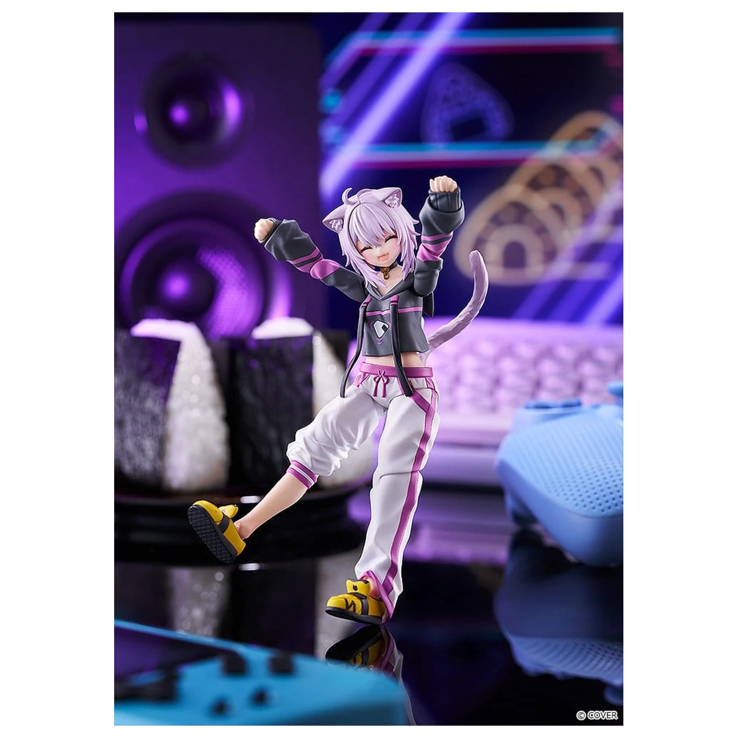 Hololive Production figma figurina de actiune Nekomata Okayu 14 cm poza produsului