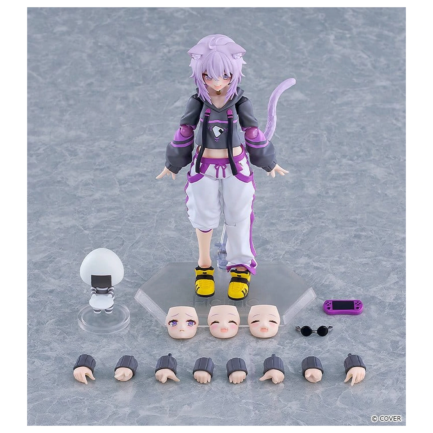 Hololive Production figma figurina de actiune Nekomata Okayu 14 cm poza produsului