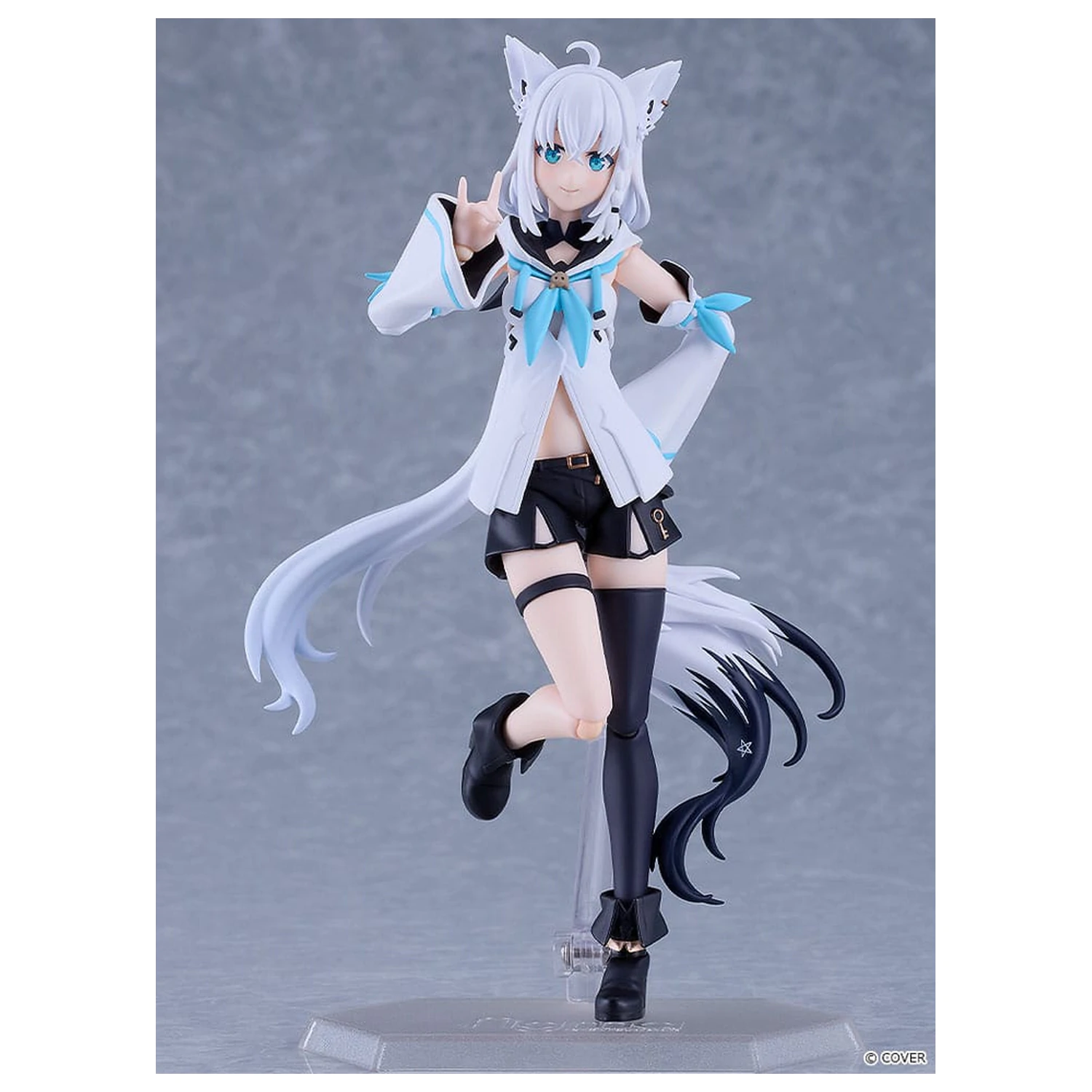Hololive Production Figma Figurina de actiune Shirakami Fubuki 15 cm poza produsului