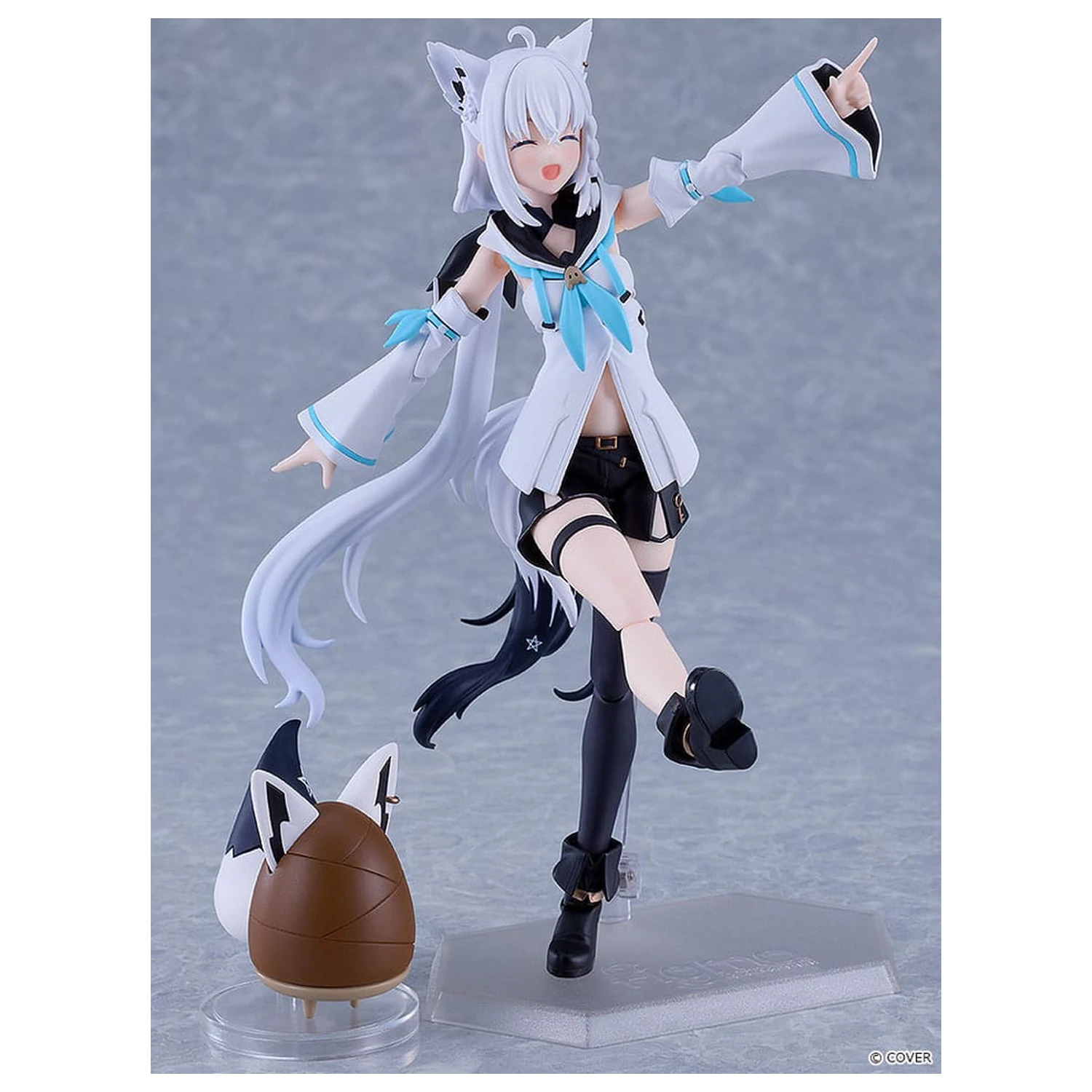 Hololive Production Figma Figurina de actiune Shirakami Fubuki 15 cm poza produsului