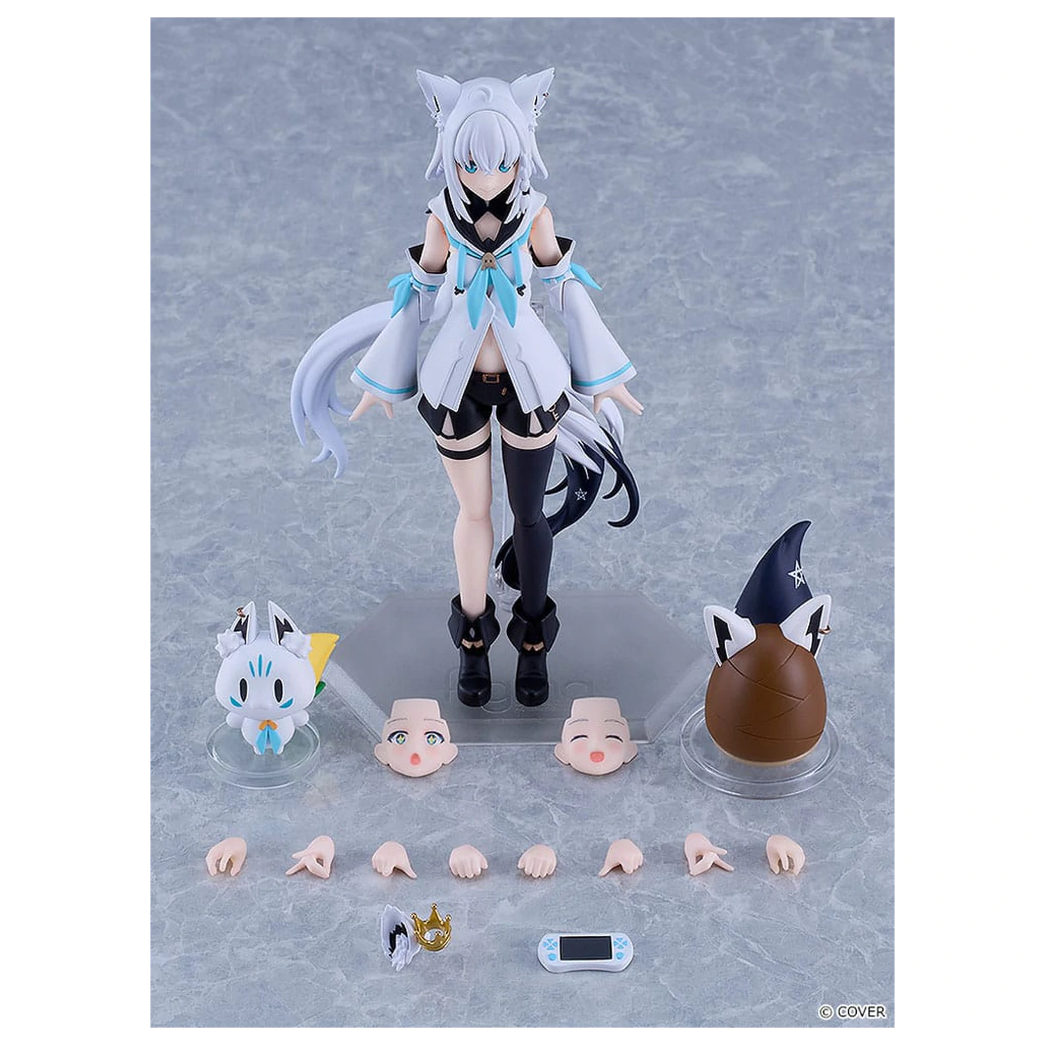 Hololive Production Figma Figurina de actiune Shirakami Fubuki 15 cm poza produsului