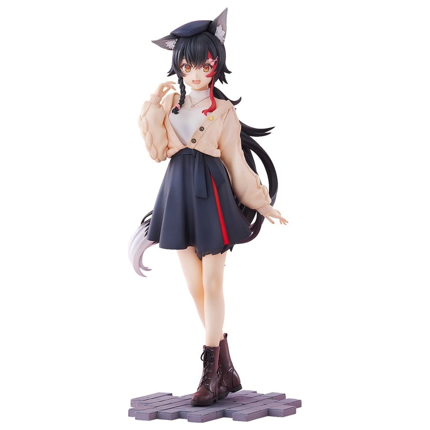 Hololive Production G.S. Collection Figurina PVC 1/7 Ookami Mio Date Style - Street Outfit Ver. 24 cm poza produsului