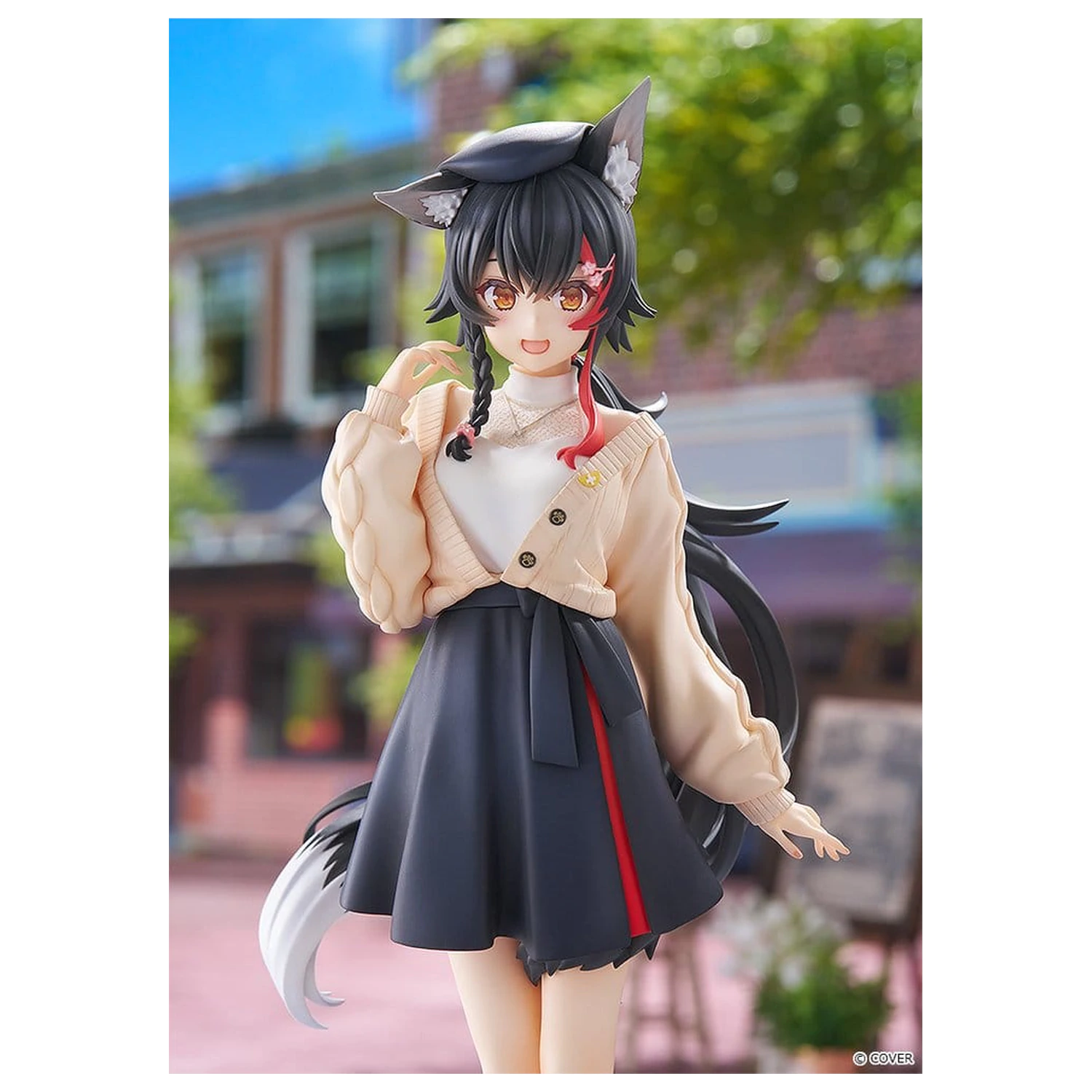 Hololive Production G.S. Collection Figurina PVC 1/7 Ookami Mio Date Style - Street Outfit Ver. 24 cm poza produsului