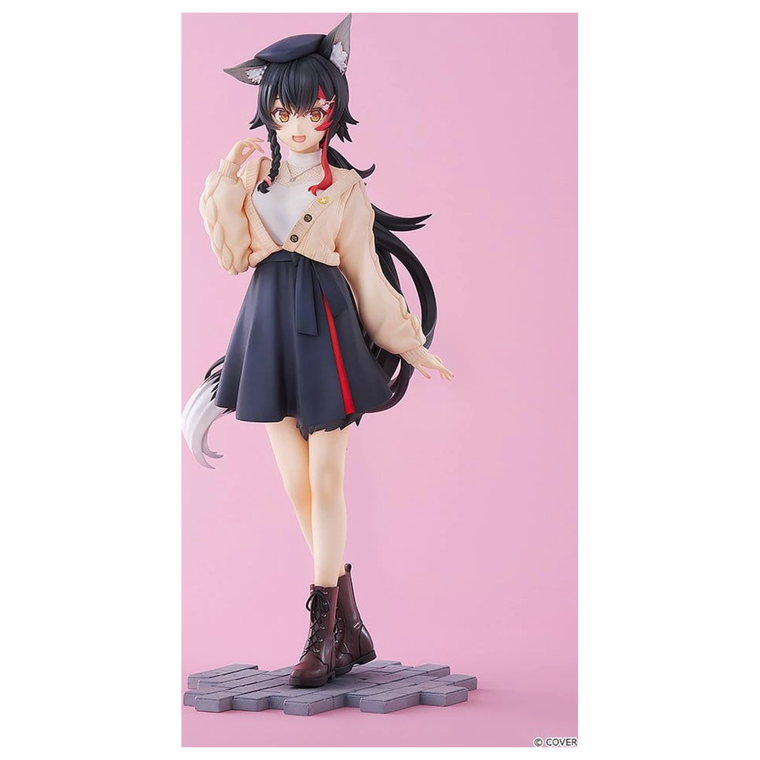 Hololive Production G.S. Collection Figurina PVC 1/7 Ookami Mio Date Style - Street Outfit Ver. 24 cm poza produsului