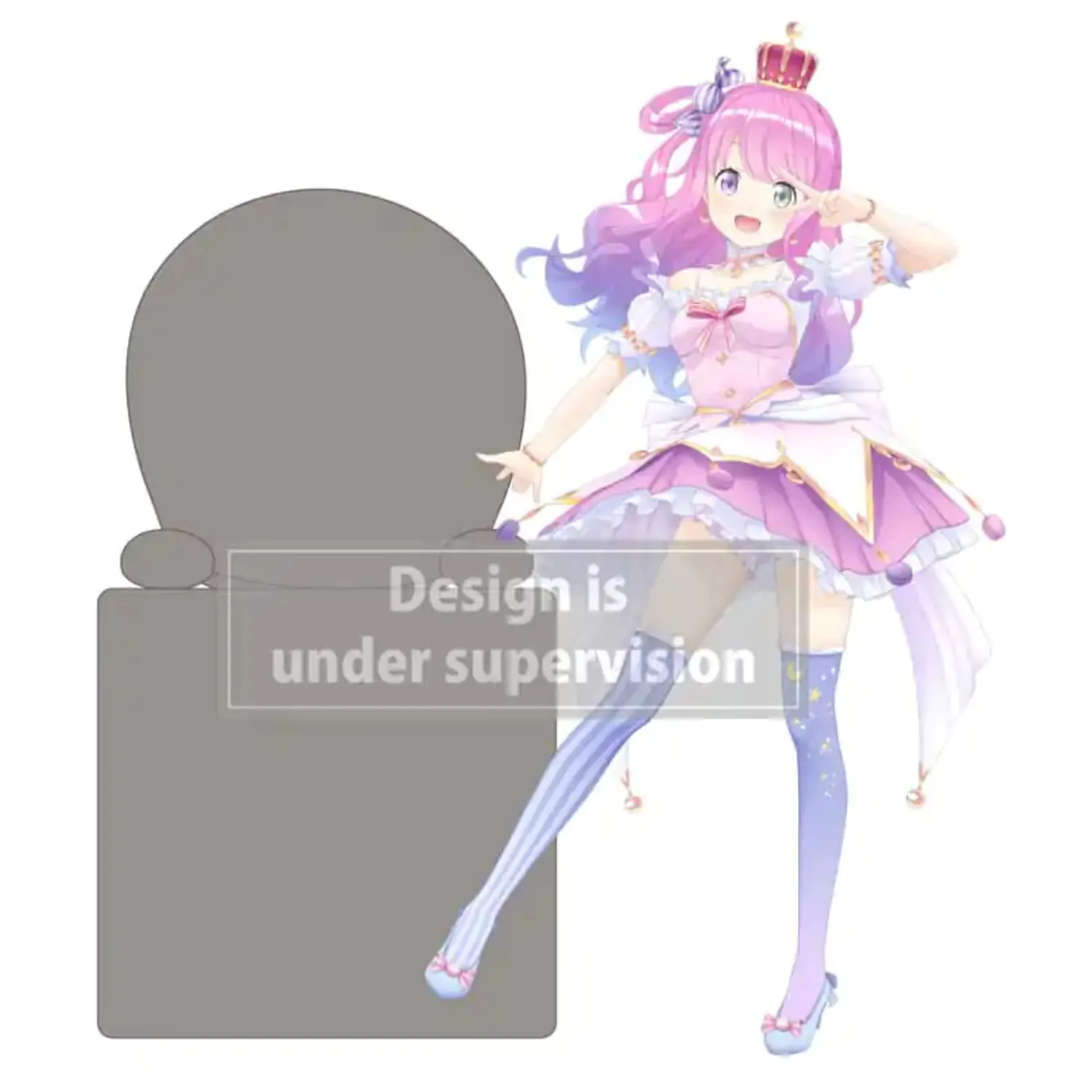 Hololive Production Hikkake Statuie PVC Himemori Luna 10 cm poza produsului