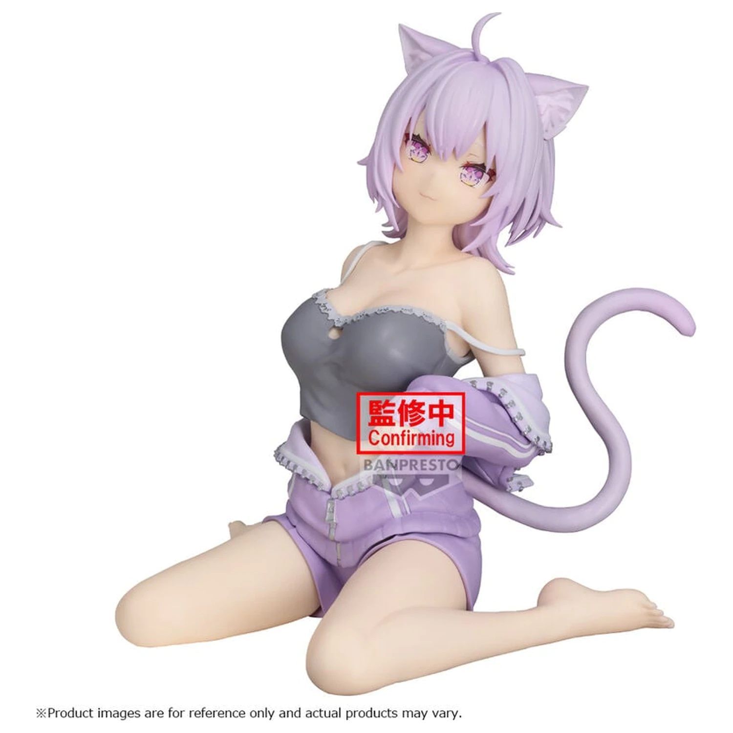 Hololive Relax Time Nekomata Okayu figurina 13cm poza produsului