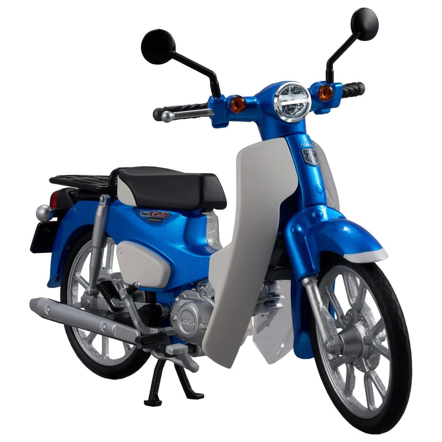 Honda Kaitanics Plastic Model Kit Super Cub 110 Glint Wave Blue Metalic poza produsului