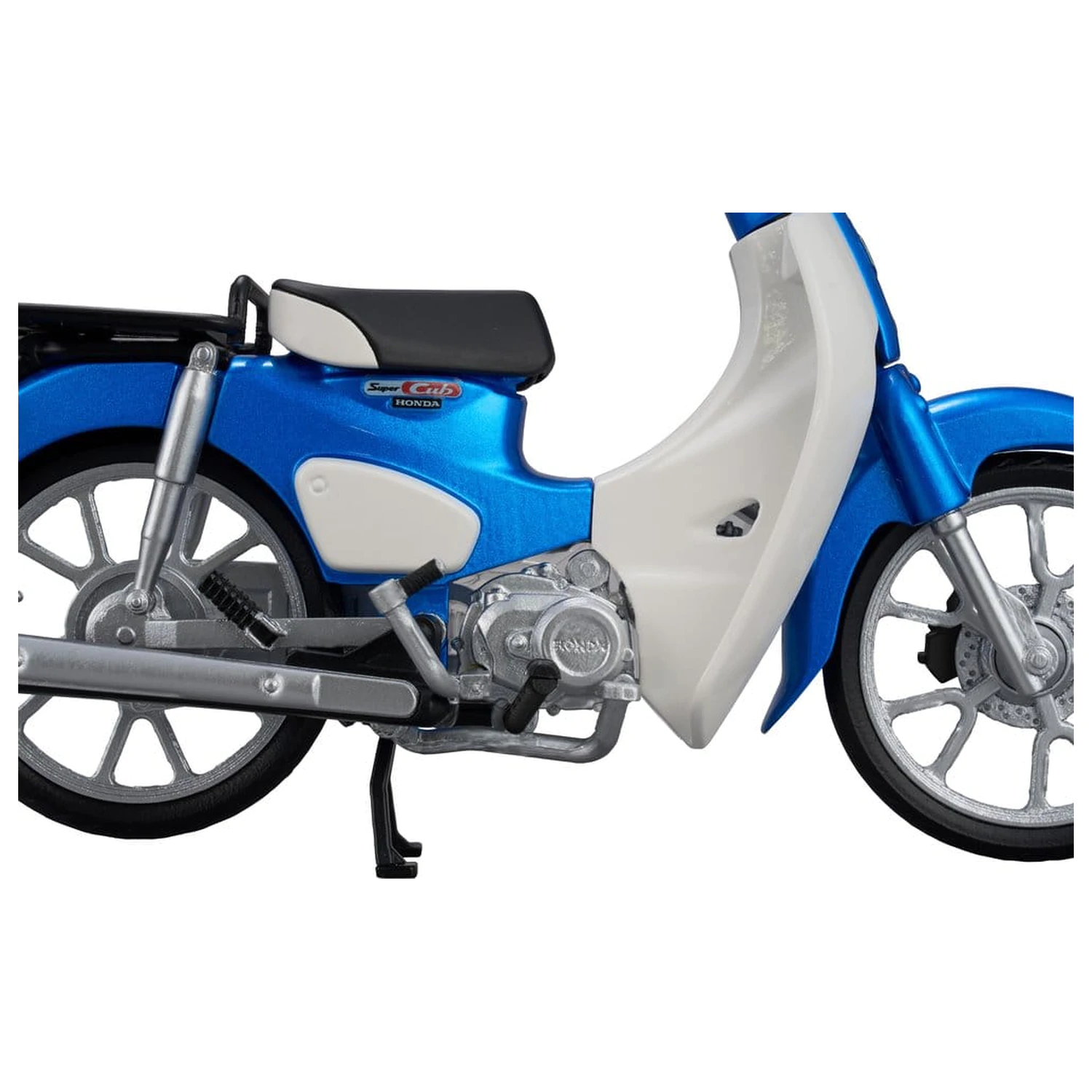 Honda Kaitanics Plastic Model Kit Super Cub 110 Glint Wave Blue Metalic poza produsului