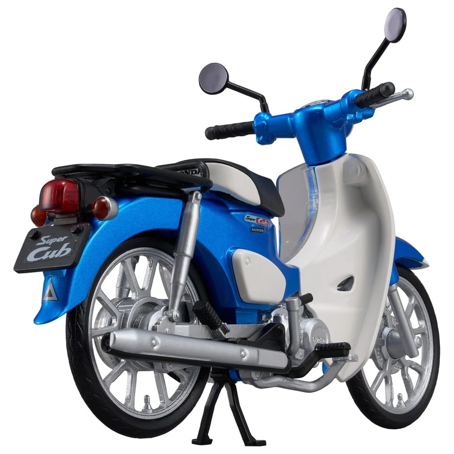 Honda Kaitanics Plastic Model Kit Super Cub 110 Glint Wave Blue Metalic poza produsului