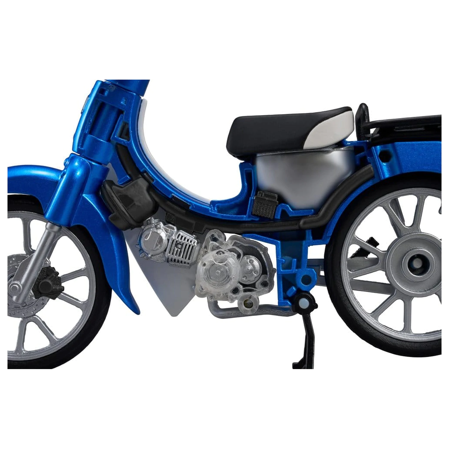 Honda Kaitanics Plastic Model Kit Super Cub 110 Glint Wave Blue Metalic poza produsului