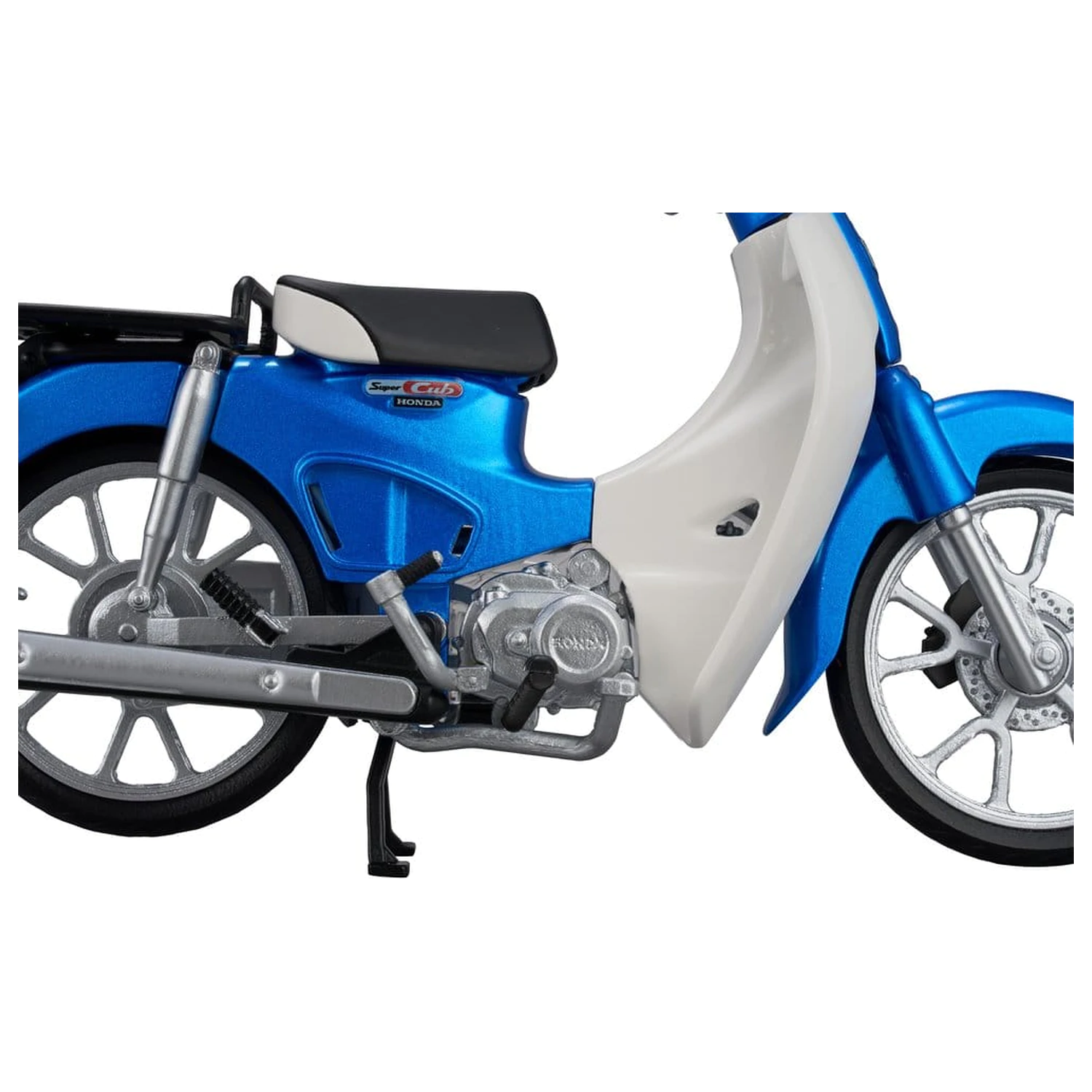 Honda Kaitanics Plastic Model Kit Super Cub 110 Glint Wave Blue Metalic poza produsului