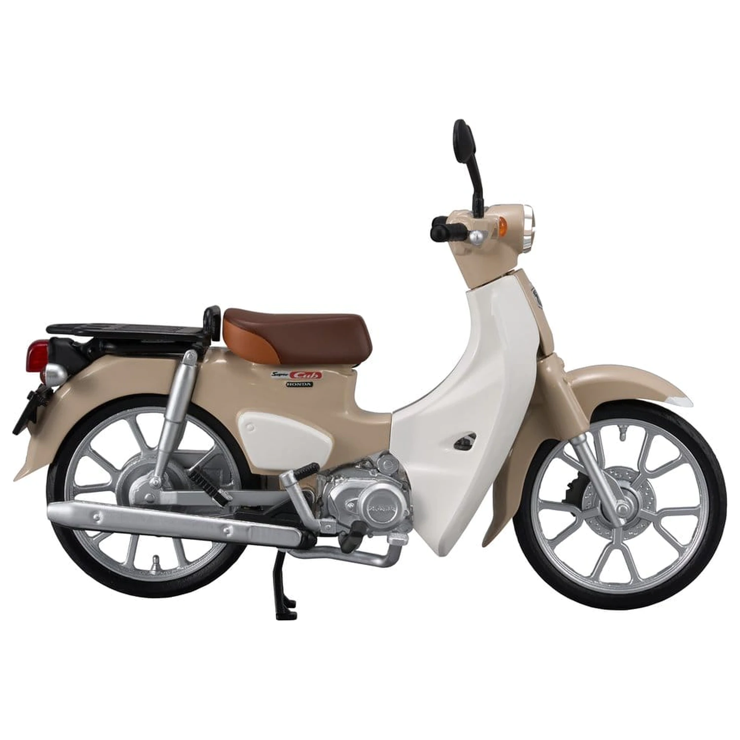 Honda Kaitanics Plastic Model Kit Super Cub 110 Virgin Beige poza produsului